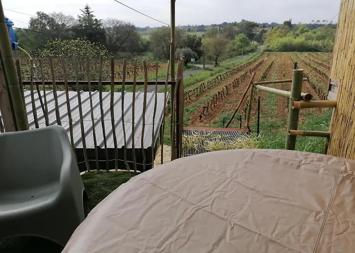 Conteneur Avec Spa Prive Face Aux Vignes